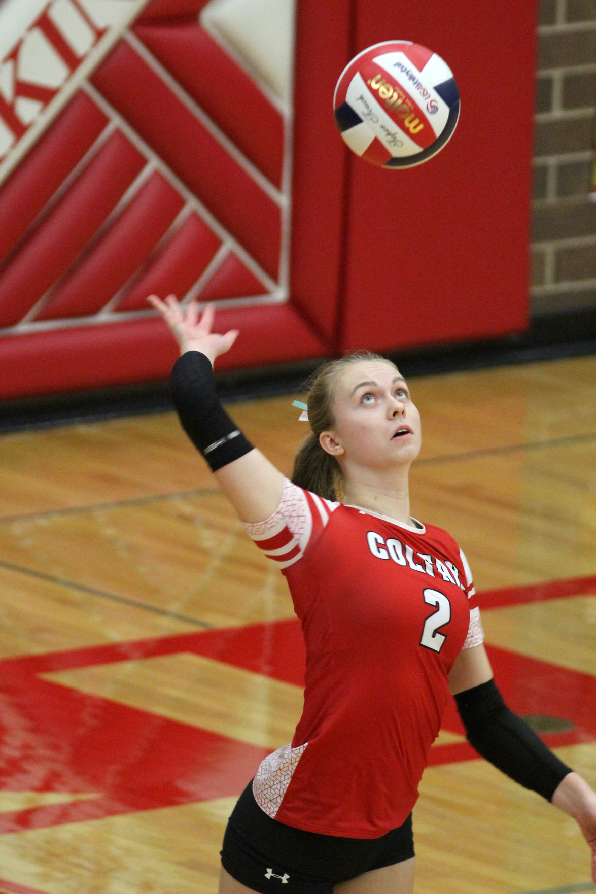 Cameron at Colfax volleyball regionals 10-24-19